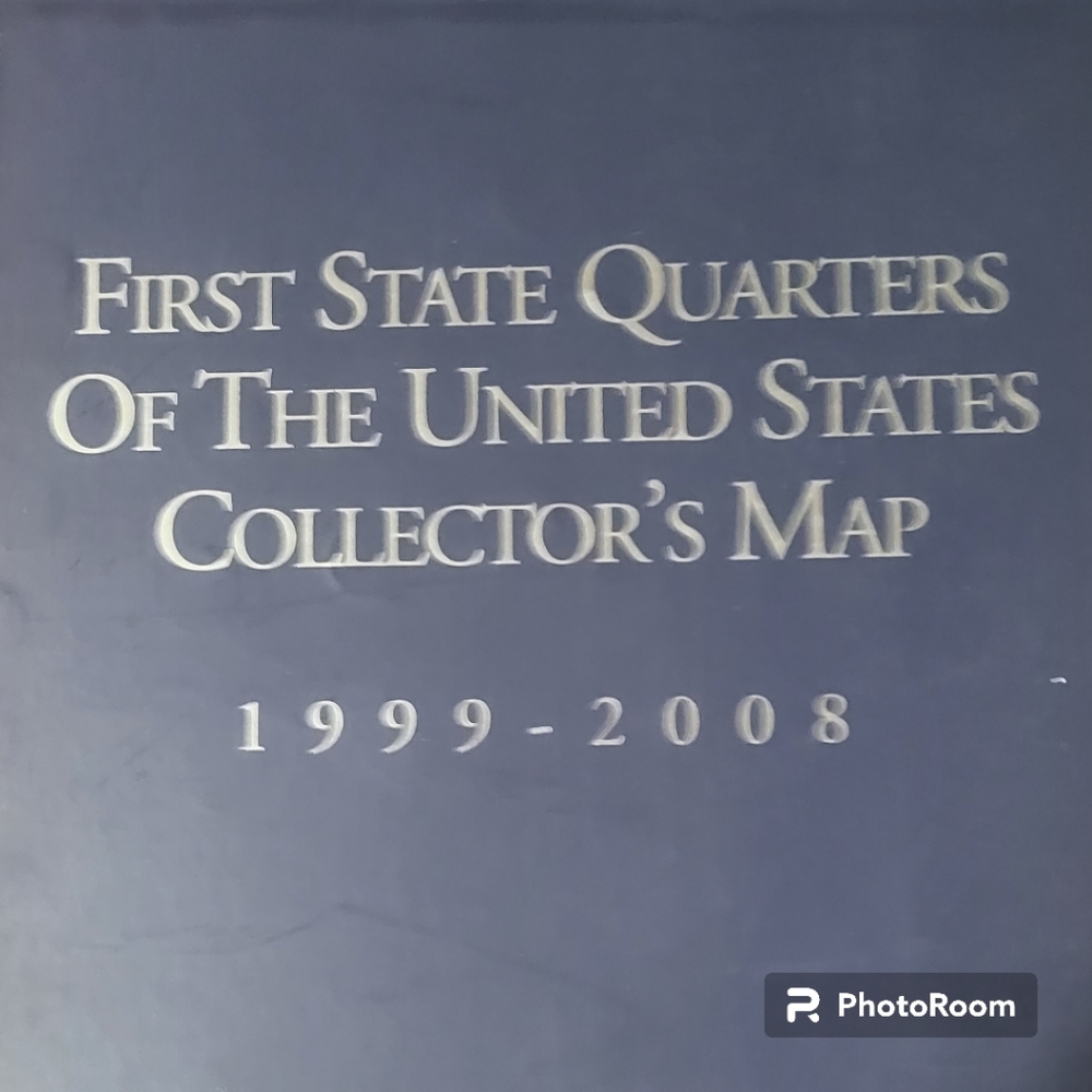 First State Quarters of United States Collectors Map *Complete*